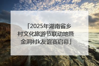 2025年湖南省乡村文化旅游节联动地暨金洞村k友谊赛启幕