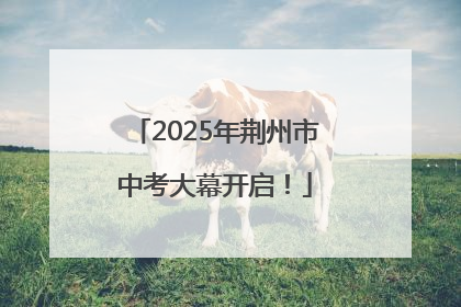 2025年荆州市中考大幕开启！
