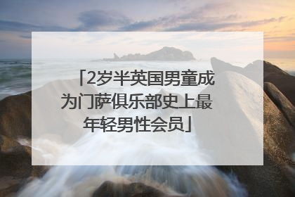 2岁半英国男童成为门萨俱乐部史上最年轻男性会员