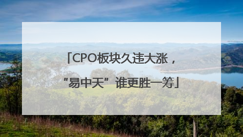 CPO板块久违大涨，“易中天”谁更胜一筹
